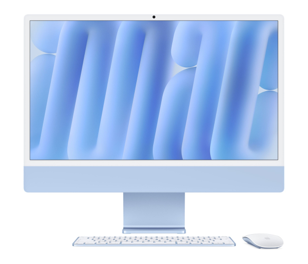 Apple iMac 24 M6/16GB/512/MacOS Retina 4,5K Niebieski 12R GPU - 1620419 - zdjęcie